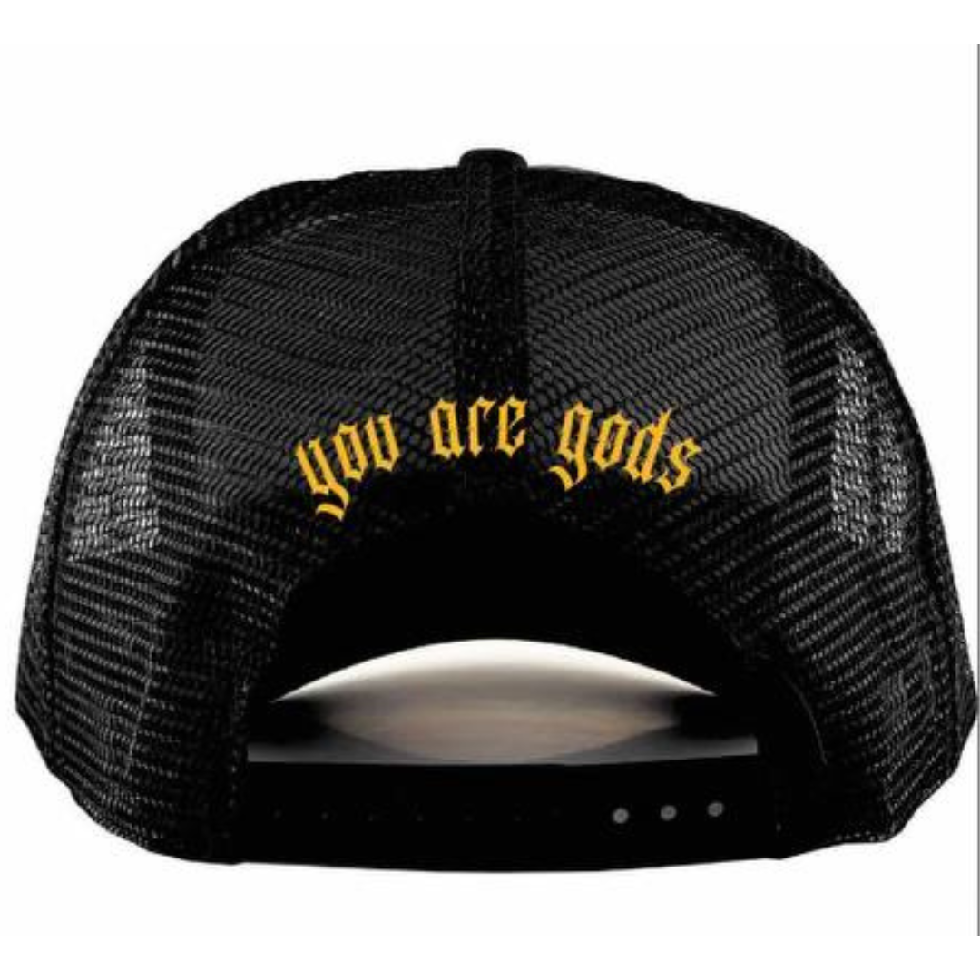 Doer 82:6 You Are Gods Truckers Hat Black