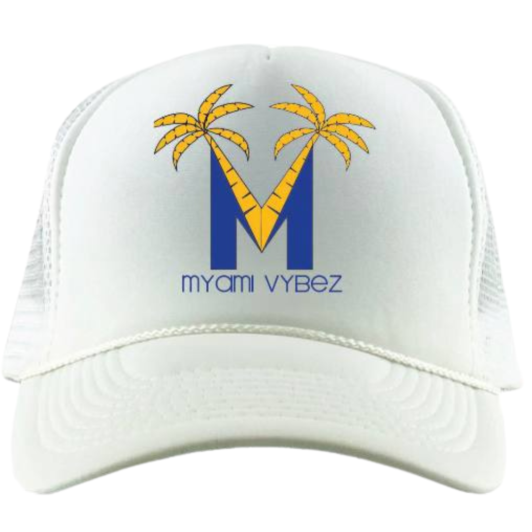 Myami Vybez Don't Kill My Vybez Truckers Hat White